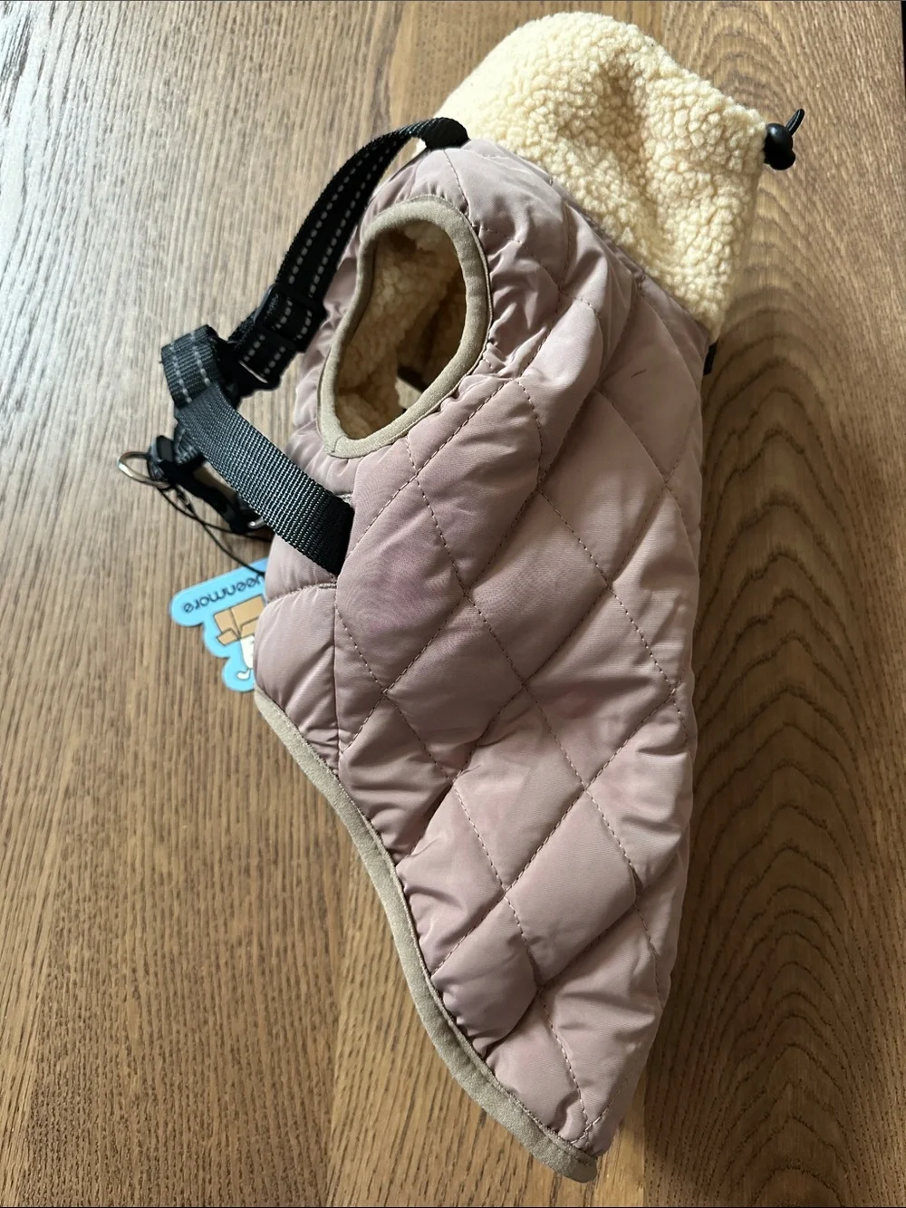 NWT. Queenmore Dog Coat for Small Dogs with Harness Dachshund Coat Dog Jacket
